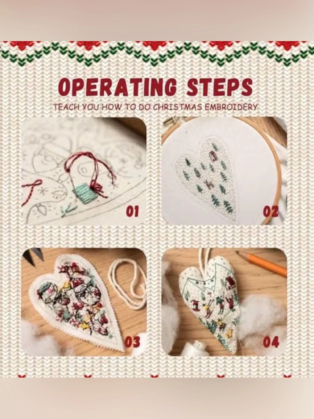 Embroidery Ornament Kit_Cardinal